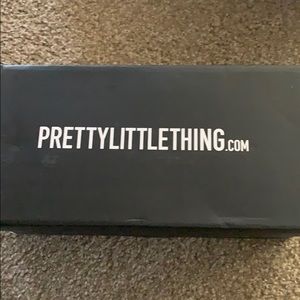 Nude clear mule heel